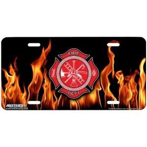 465 Firefighter Emblem in Fire Firefighter License Plates Car Auto 