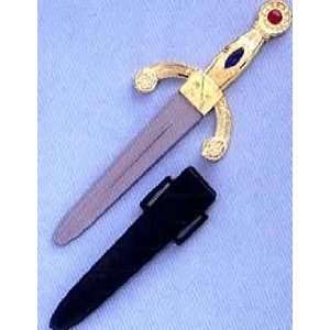  10 inch Costume Dagger with Sheath to accessorize Adult 