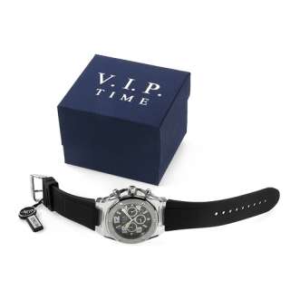 New VIP TIME ITALY CRU 04 Chronograph Made In Italy Mens Watch Length 