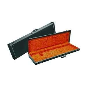  Fender Jazz Bass Hardshell Case Black Orange Plush 