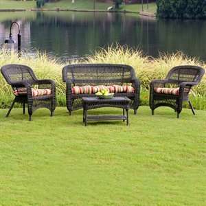  TORTUGA OUTDOOR PORTSIDE COLLECTION, 4 PIECE SEATING SET 