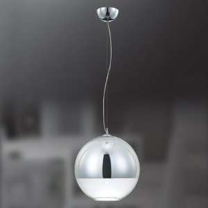  Chromos One Light Pendant in Chrome Size Small