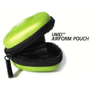 Green UMD and Memory Stick Ms Duo Airform Pouch Case for Sony PSP