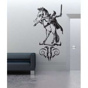  Vinyl Wall Decal Sticker Knight on Horse GFoster137s 