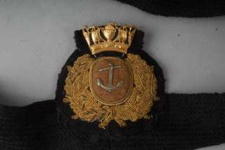 Merchant Navy Embroidered Bullion Cap Badges. Ref CUV  