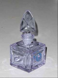 Square ALEXANDRITE Perfume Bottle from CZECH REPUBLIC  