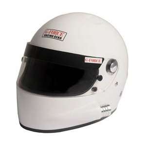 com G Force 3007XLGWH SideDraft White X Large Full Face Racing Helmet 
