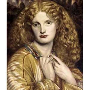  Helen of Troy by Dante Gabriel Rossetti 13.63X16.00. Art 