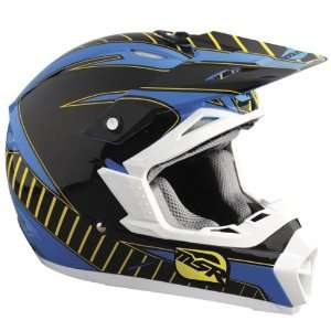  MSR Racing Assault Helmet Cyan/Yellow   Size  2XL 