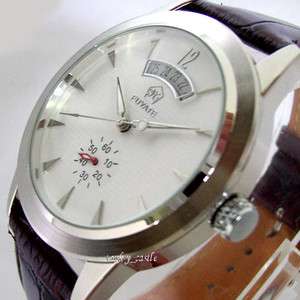 Unique Mens Date Leather Automatic Mechanical Watch New  