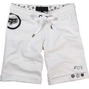  Fox Racing Womens Recycle Bermuda Shorts   X Small/White 