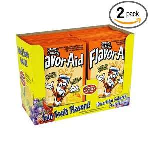 Flavor Aid Drink Mix, Orange, 48 Count (Pack of 2)  