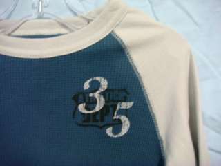 NWOT Boys Blue/White Baseball Shirt by Greendog sz 3T  