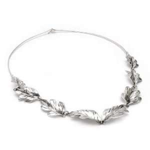  Silver choker, Oak Leaf Jewelry