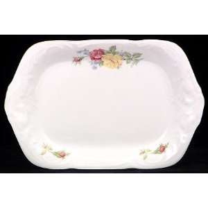  Rose Bouquet Fine China Small Serving Tray