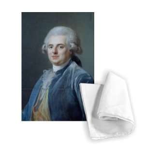  Comte de Provence, c.1778 (pastel) by   Tea Towel 100% 