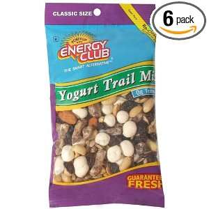 Energy Club Fancy Yogurt Trail Mix, 6.5 Ounce Bags (Pack of 6)