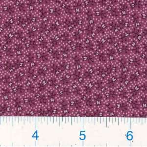  45 Wide Julianna Plum Fabric By The Yard Arts, Crafts 