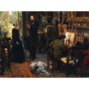  Hand Made Oil Reproduction   Adolph von Menzel   24 x 18 