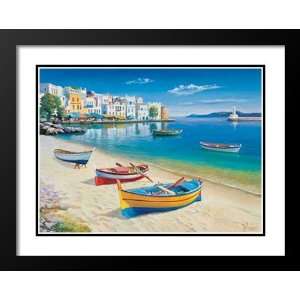  Adriano Galasso Framed and Double Matted Art 33x41 Baia 