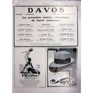  Advert Page Davo Tigrist Ribana Ad French Print 1929