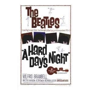  Hard Days Night Movie Poster, 11 x 17 (1964)