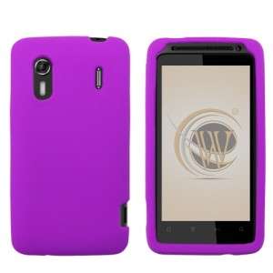 Dark Purple Rubber SILICONE Soft Gel Skin Case Cover for U.S Cellular 