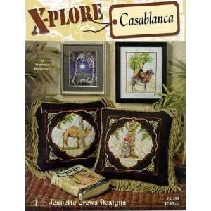  X Plore Casablanca   Cross Stitch Pattern Arts, Crafts 