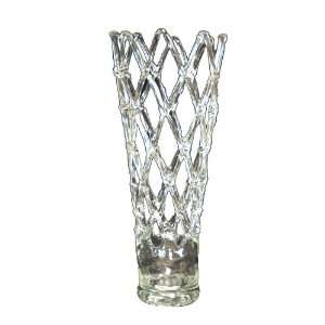  Pomeroy Large Glass Lattice Vase