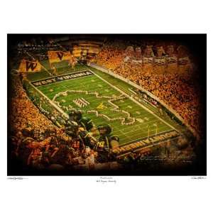  West Virginia Mountaineers Artwork Mountaineer Field 24 