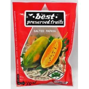 Salted Papaya Preserved Fruits 40g NEW SEALED Product of Thailand Free 
