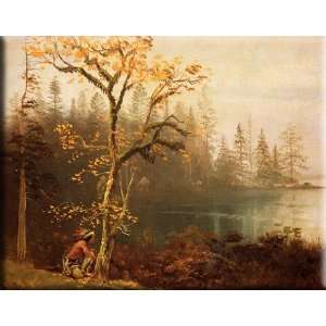   Scout 16x12 Streched Canvas Art by Bierstadt, Albert