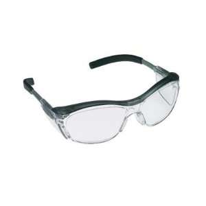  3M Nuvo Safety Glasses With Gray Frame, Clear Anti Fog 