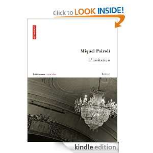 invitation (French Edition) Miquel Pairoli  Kindle 