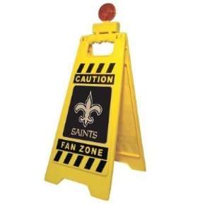  New Orleans Saints 29 inch Caution Blinking Fan Zone Floor 