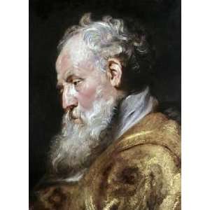  Saint Ambrose by Peter Paul Rubens. Size 7.38 X 10.00 Art 