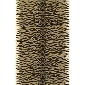  KAS Sahara Tiger Print Beige 4400 30 X 50 Area Rug 