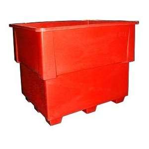 Nesting Pallet Container 52x42x42 1200 Lb Cap. Red