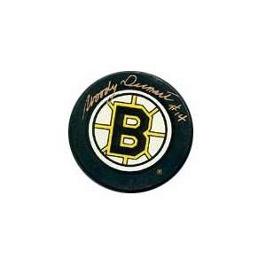 Woody Dumart (deceased) Autographed/Hand Signed Boston Bruins Hockey 
