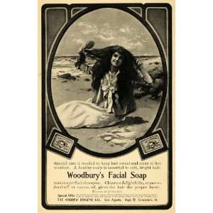  1902 Ad Andrew Jergens Co Woodbury Facial Soap Beach 