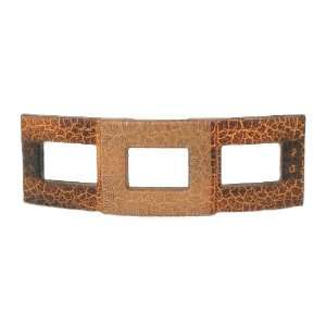   Looking And Gold Painting Decorates This Multiple Squares Barrette