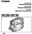 Canon DC20/DC10 Manual & Software  