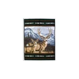  Wildlife Decora Blanket/Throw Nw Mountain Deer