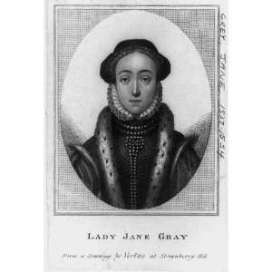  Lady Jane Gray,English noblewoman,de facto monarch,Vertue 