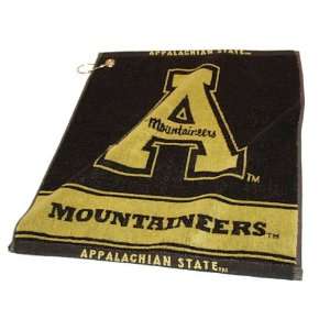  Appalachian State Mountaineers Woven Jacquard Golf Towel 