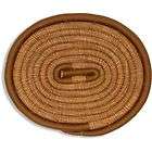 Pine Needle Trivet Fuente de Pino Nicaragua Small Oval Hotplate