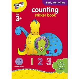  Galt Home Learning Counting Sticker Book Toys & Games