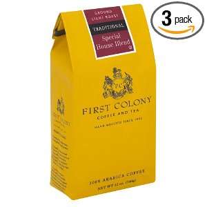 First Colony Traditional Special House Blend Light Roast Ground Coffee 