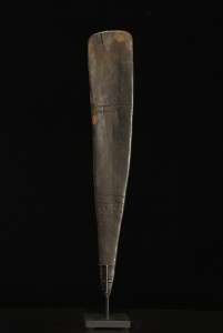 Ancient Pre Contact Stone Carved Lime Spatula, Papua New Guinea  