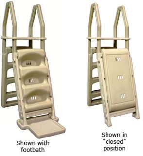 Rotate & Lock A Frame Above Ground Swimming Pool Ladder  